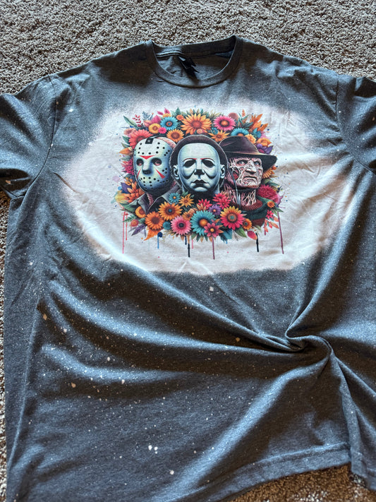 Horror Floral Tee