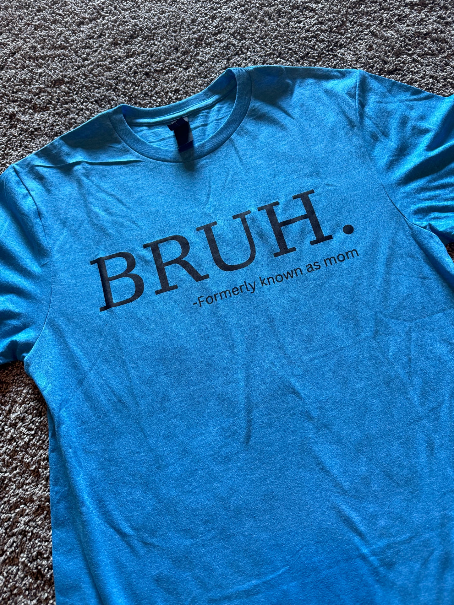 Bruh Tee-Blue