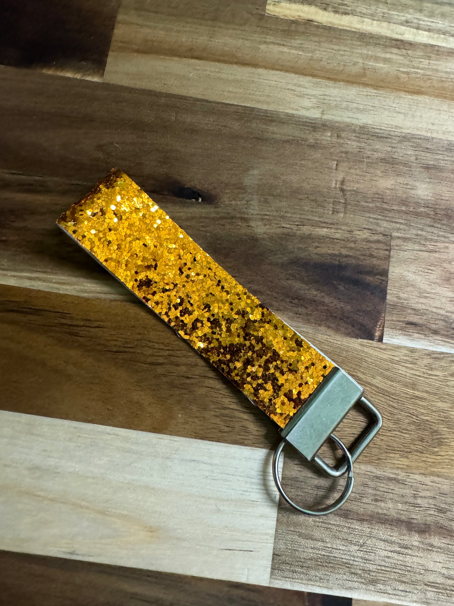 Gold Glitter Wristlet