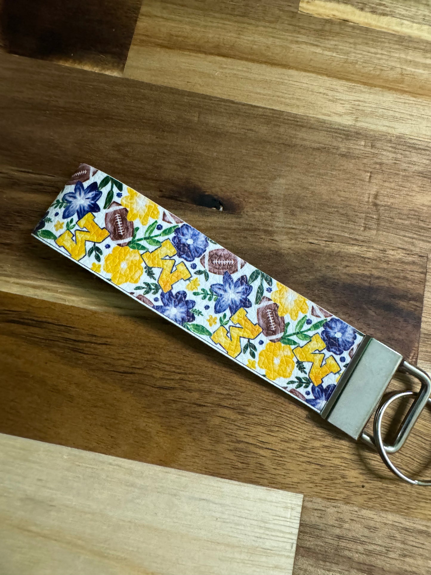 Floral M Wristlet